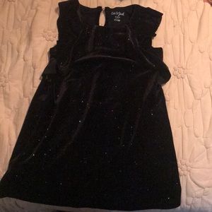 Sparkly black dress size 4/5